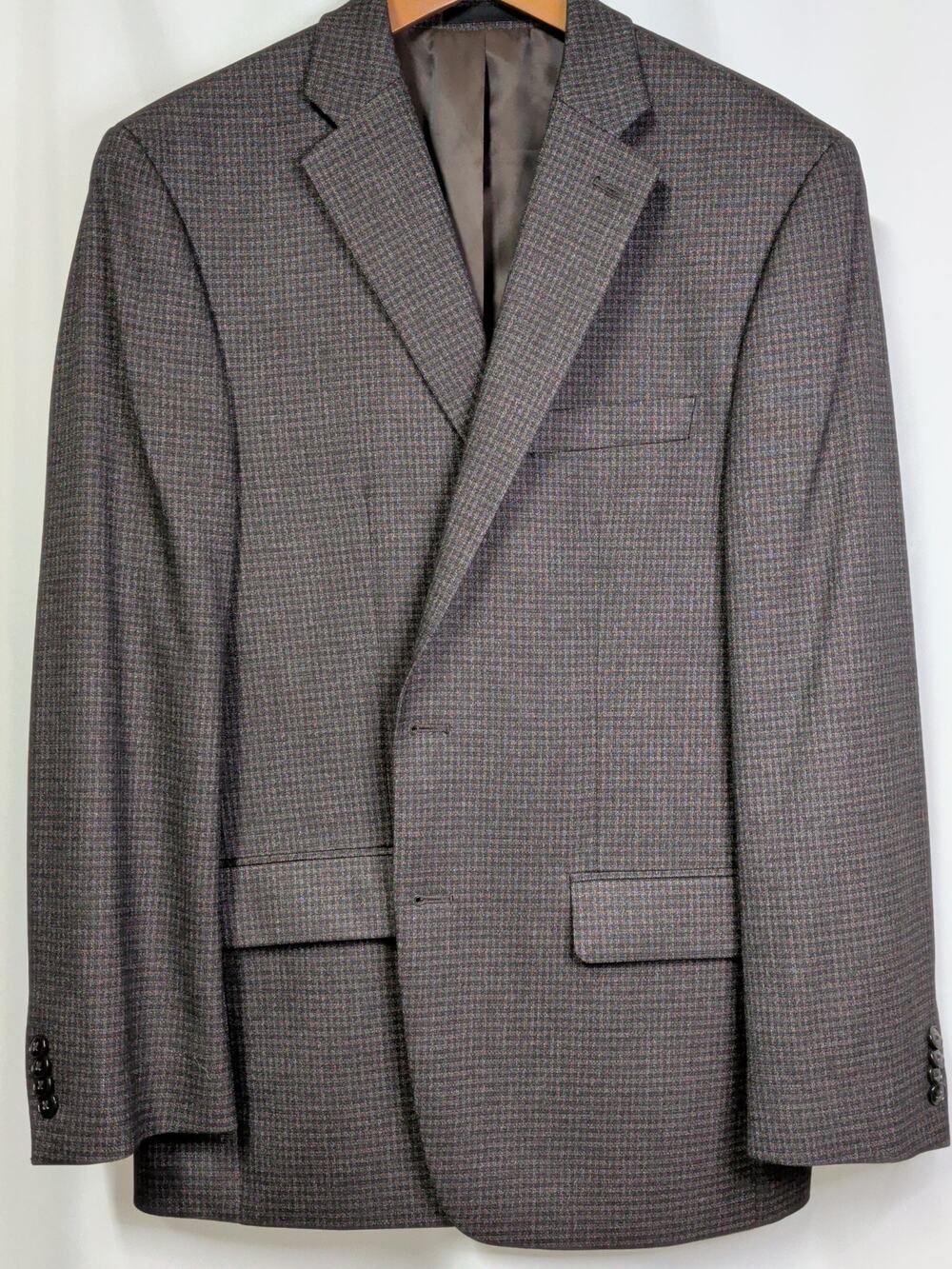 Fall Winter Blazer Houndstooth Brown & Charcoal Michael Kors 42